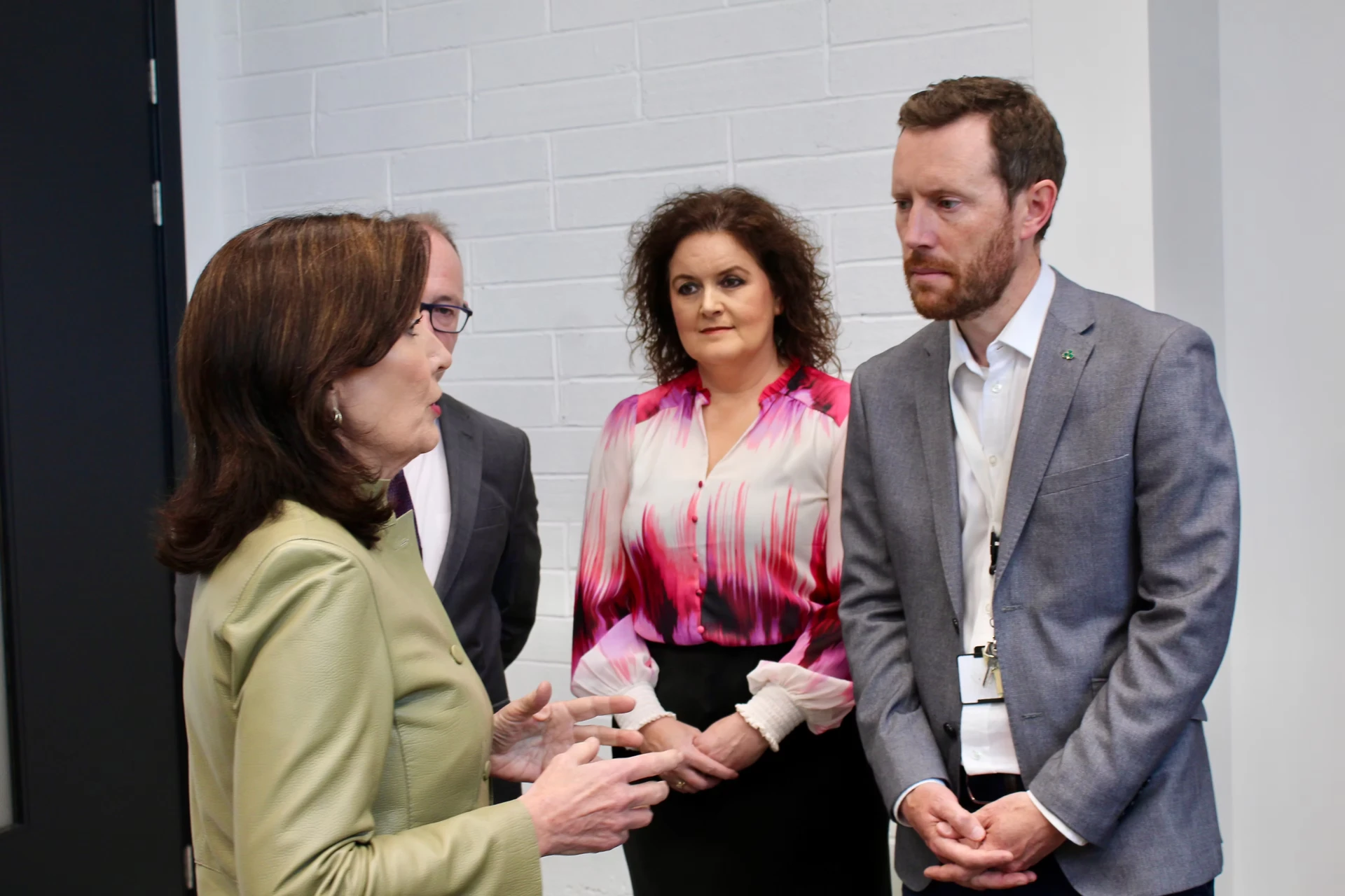 Shane McDonnell in conversation with business leaders